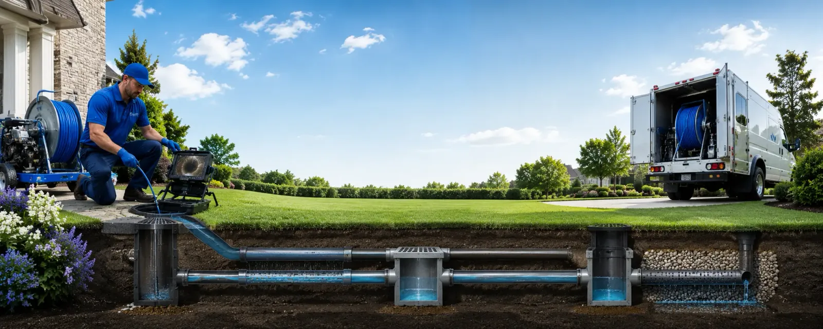Outdoor drain cleaning information for Magnolia, TX